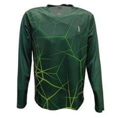 ゴーセン ユニ ドライロングＴシャツ【グリーン】JPT60 数量限定生産品の画像