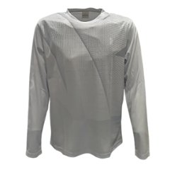 ゴーセン ユニ ドライロングＴシャツ【ホワイト】JPT59 数量限定生産品の画像