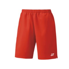 ヨネックス ユニ ハーフパンツ【496.サンセットレッド】15150の画像