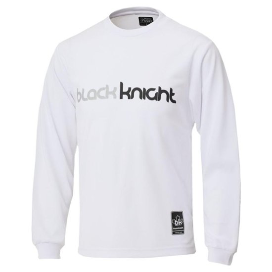 ブラックナイト ユニ ドライロングＴシャツ【ホワイト】T-4203U画像