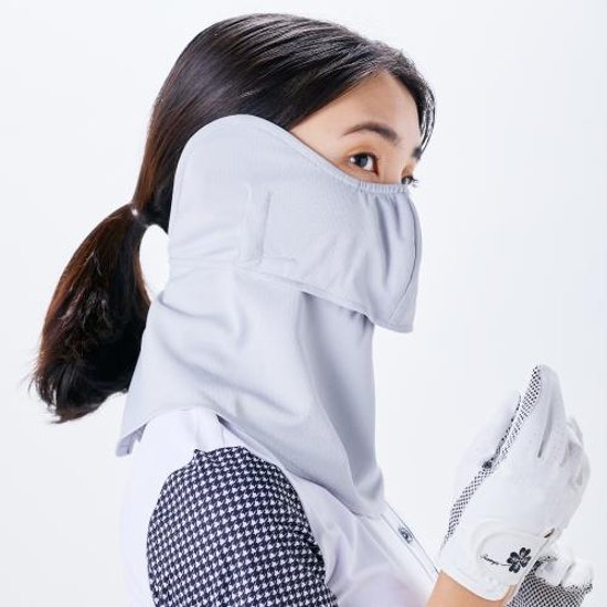 ヤケーヌ 目尻プラス 耳カバー付き スナップボタン留め UVカット フェイスカバー マスク画像