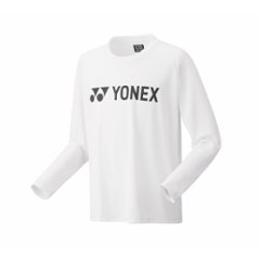 ヨネックス ユニ ドライロングスリーブＴシャツ【011.ホワイト】16802の画像