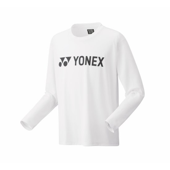 ヨネックス ユニ ドライロングスリーブＴシャツ【011.ホワイト】16802画像