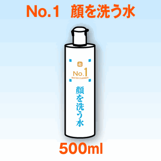 No.1 ウォータークリーナー（顔を洗う水）500mL画像