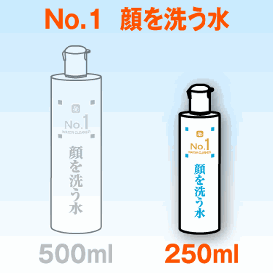 No.1 ウォータークリーナー（顔を洗う水）250mL画像