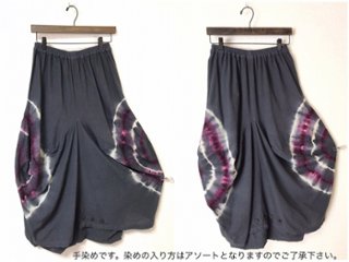 タイダイバルーンコットンサルエルパンツ 男女兼用　PT002画像