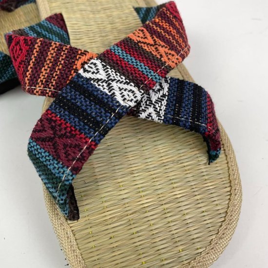 い草サンダル　和風　和装　ルームサンダル　スリッパ　　軽量　スリッポンタイプ　画像