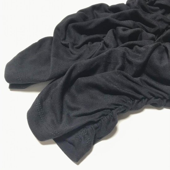 くしゅくしゅレギンス　すそくしゅくしゅタイプ　蓮柄プリント画像