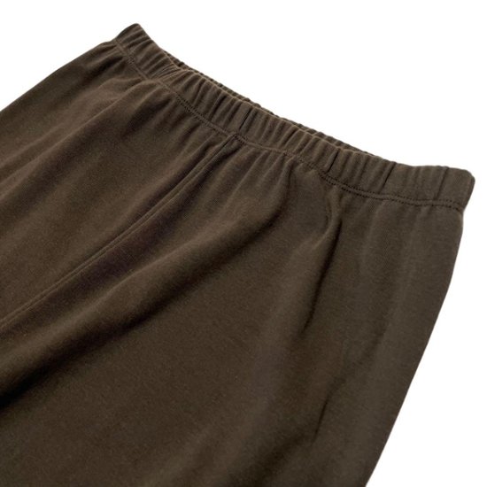 くしゅくしゅレギンス　すそくしゅくしゅタイプ　蓮柄プリント画像