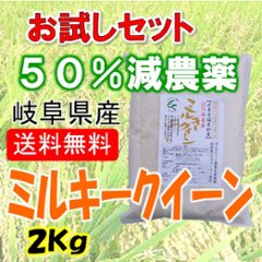 令和６年産　ミルキークイーン　白米２Kgの画像