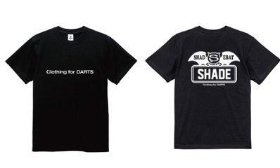 SHADE Clothing for Darts Tシャツ　ブラックの画像