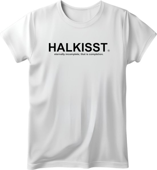 HALKISST　Tシャツ　ホワイト×ブラック　スタンダード画像