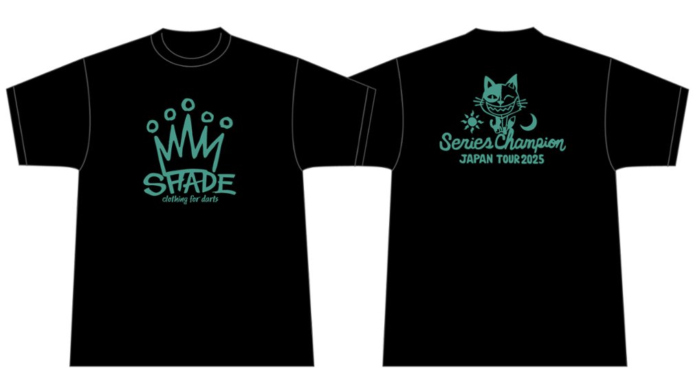 村松治樹＆未来 JAPAN2025 チャンピオン記念Tシャツ ブラック画像