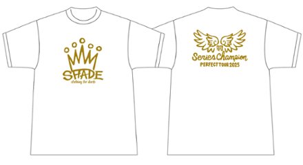 羽角英明 PERFECT2025 チャンピオン記念Tシャツ ホワイトの画像