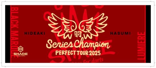 羽角英明 PERFECT2025 年間チャンピオン記念タオルの画像