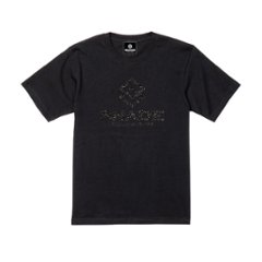 SHADE　ブランドロゴＴシャツ　ブラックラメの画像