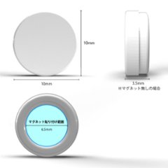 マグネット 丸型 10mm 【100個セット】画像