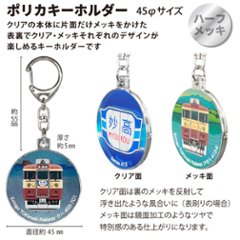 えちごトキめき鉄道　キーホルダー45φ（半メッキ）画像