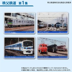 鉄道プラ板（ブラインド仕様）全２０種類（ランダム）１枚入り 秩父鉄道　第1集　カードコレクション　ＳＬパレオエクスプレス　電気機関車　デキ１００　デキ２００　デキ３００　デキ５００　５０００系　６００画像