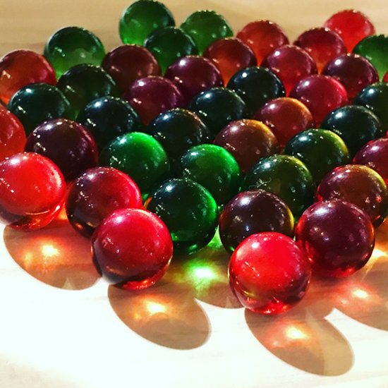 ビー玉　X'masビー玉セット 17mm（36個）画像