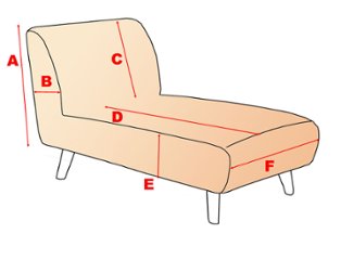 別注 ソファーカバー　オーダー　肘無しタイプ カウチ画像