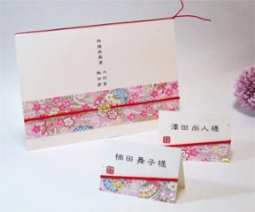 友禅和紙＜花手鞠＞　サンプル画像