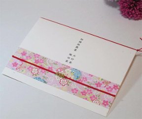 友禅和紙<花手鞠>【手作り】席次表セットの画像