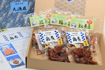 福煮豆3個・角煮(かつお)2個セットの画像