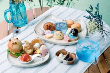 【6月】水族館のにゃんこアフタヌーンティー(喫茶時々、雨さんコラボ)ご予約の画像
