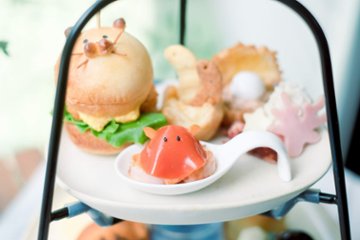 【7月】水族館のにゃんこアフタヌーンティー(喫茶時々、雨さんコラボ)申込の画像