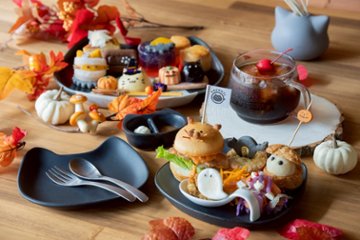 【10月】ハロウィンのにゃんこアフタヌーンティー(喫茶時々、雨さんコラボ)空席申込の画像