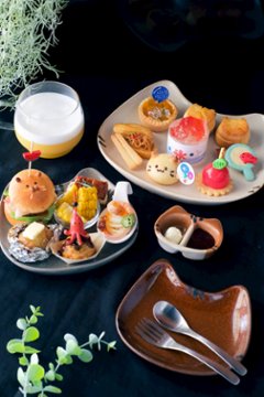 【キャンセル待ち】【9月】にゃんこアフタヌーンティー(ハロウィン・さがおうじさんコラボ・カレーの日)画像