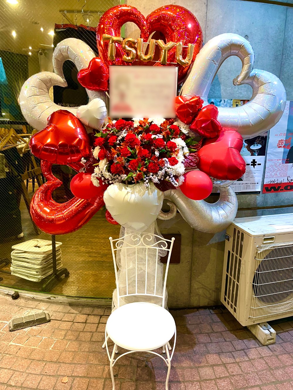 アーティフィシャルフラワーリース スタンド付き　高さ62センチ リーススタンドM-bk クリスマス アーティフィシャルフラワー ギフト 造花 フラワー・リース