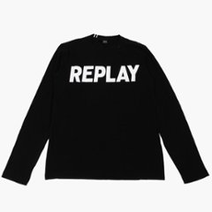 リプレイ/REPLAY/ロゴＴシャツ/ブラック/サファリ/LEONの画像