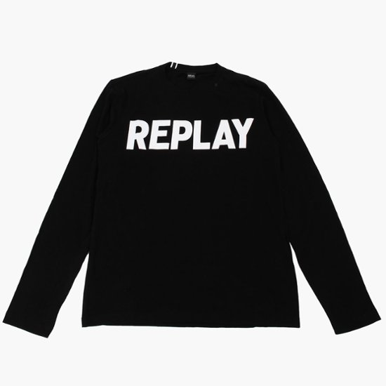 リプレイ/REPLAY/ロゴＴシャツ/ブラック/サファリ/LEON画像