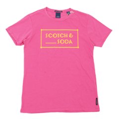 SCOTCH&SODA スコッチ アンド ソーダ ロゴ ローズピンク画像