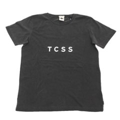 TCSS/ティーシーエスエス カットソー ダークグレー サーフ ワンポイントロゴの画像