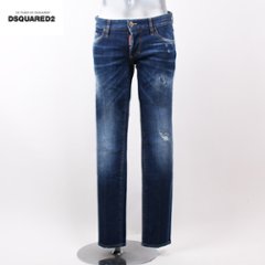 DSQUARED2 ディースクエアード ジーンズ Dark Easy Slim Jeans ストレッチ デニム ブルーの画像