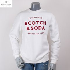 SCOTCH&SODA スコッチ アンド ソーダ トレーナー スエット ホワイトの画像