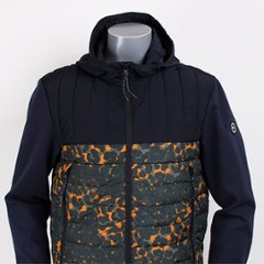 SCOTCH&SODA スコッチ アンド ソーダ 切り返し カモフラ ブルゾン ネイビー画像