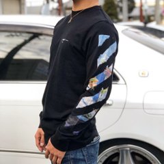 Off-White オフホワイト DIAG COLORED ARROWS ブラック ロンT画像