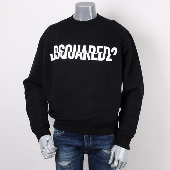  ディースクエアード DSQUARED2 トレーナー ブラック 黒 メンズ S74GUO331画像