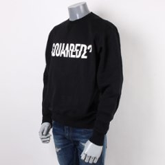  ディースクエアード DSQUARED2 トレーナー ブラック 黒 メンズ S74GUO331画像