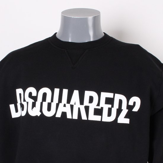  ディースクエアード DSQUARED2 トレーナー ブラック 黒 メンズ S74GUO331画像