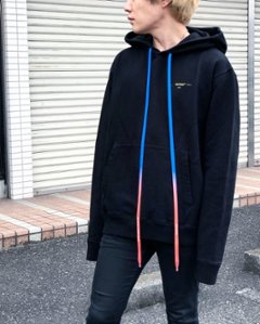 Off-White オフホワイト ARROWS HOODIE ブラック パーカー画像