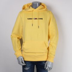 TOMMYJEANS トミージーンズ パーカー イエロー 【国内正規品】の画像