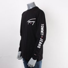 TOMMYJEANS トミージーンズ ロンT ブラック 【国内正規品】画像