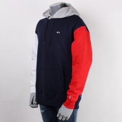 TOMMYJEANS トミージーンズ パーカー ネイビー ホワイト レッド トリコロール 【国内正規品】画像