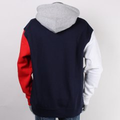 TOMMYJEANS トミージーンズ パーカー ネイビー ホワイト レッド トリコロール 【国内正規品】画像