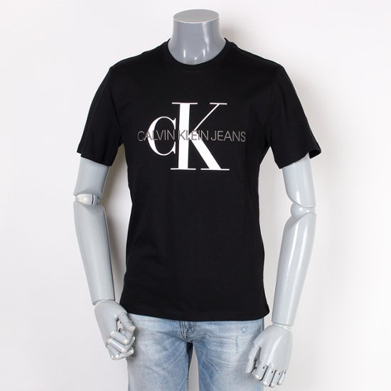 CALVIN KLEIN JEANS カルバンクラインジーンズ CK ロゴ Tシャツ ブラック画像